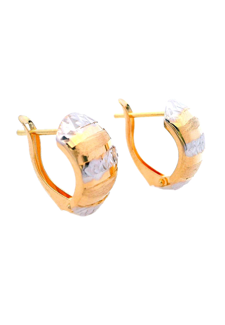 Gold Ladies Earrings (GE-15927)