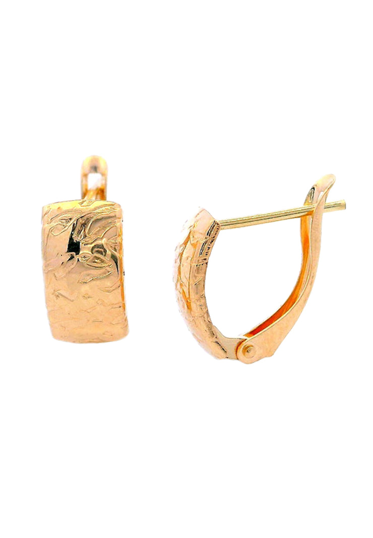 Gold Ladies Earrings (GE-15928)