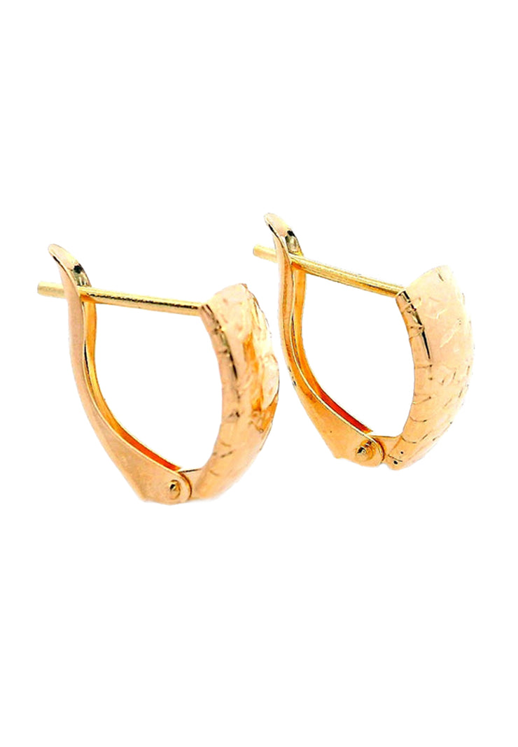 Gold Ladies Earrings (GE-15928)
