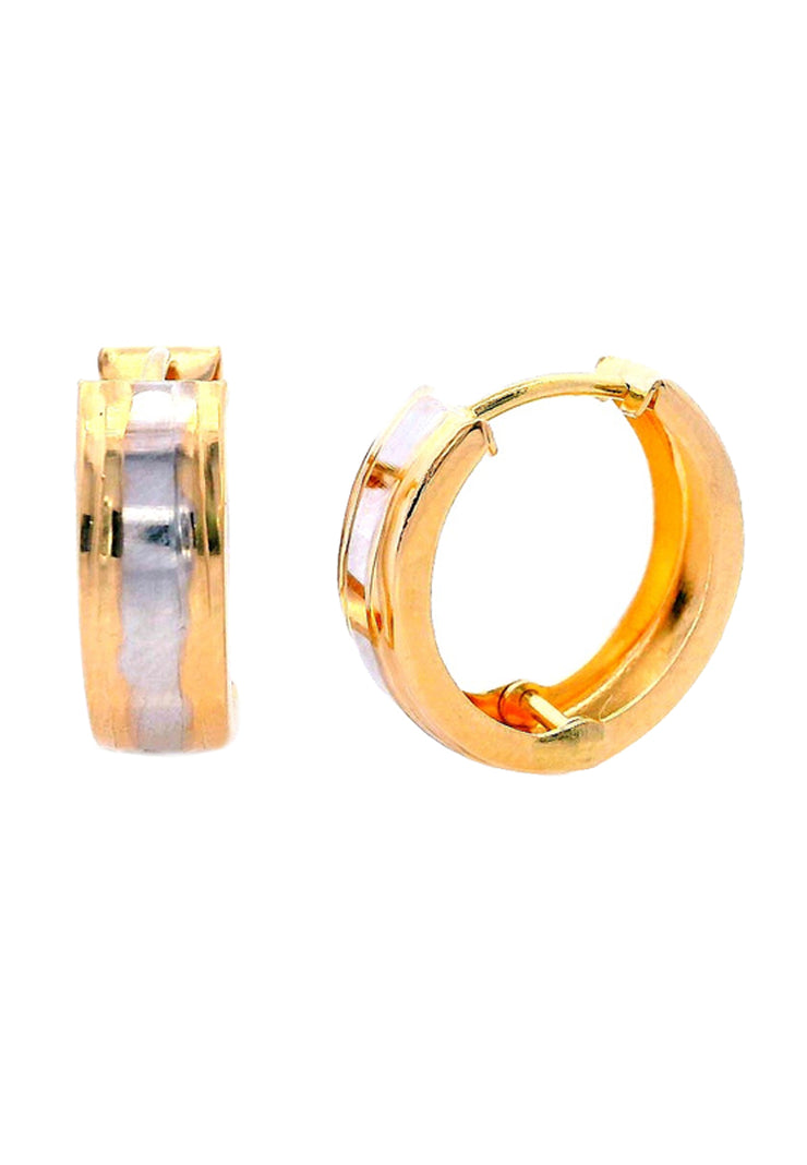 Gold Ladies Earrings (GE-15946)