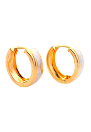 Gold Ladies Earrings (GE-15946)