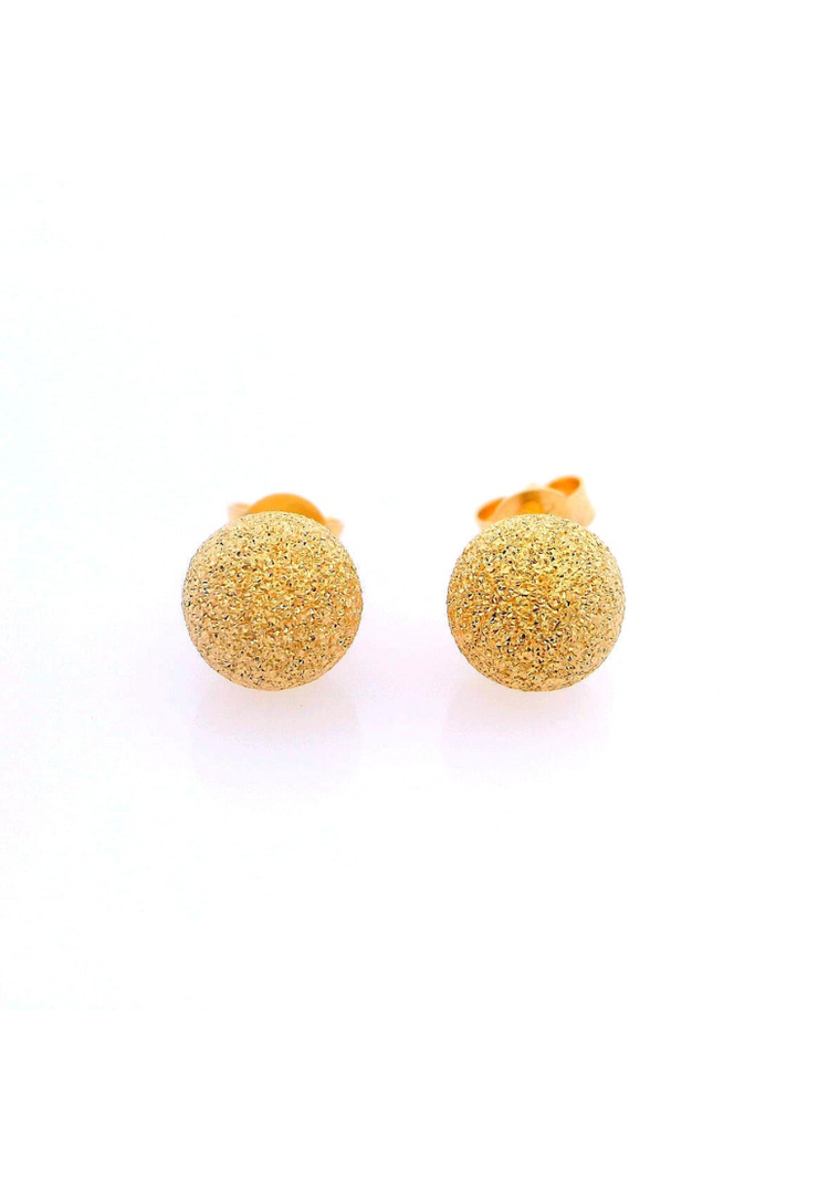 Gold Ladies Earrings (GE-15967)