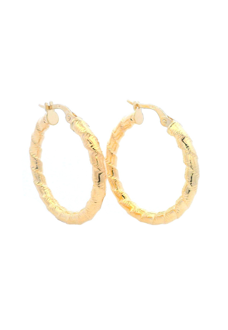 Gold Ladies Earrings (GE-15980)