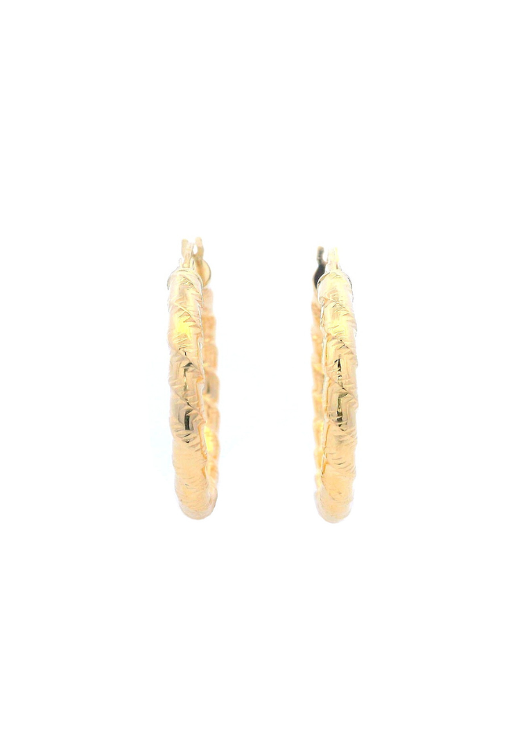 Gold Ladies Earrings (GE-15980)