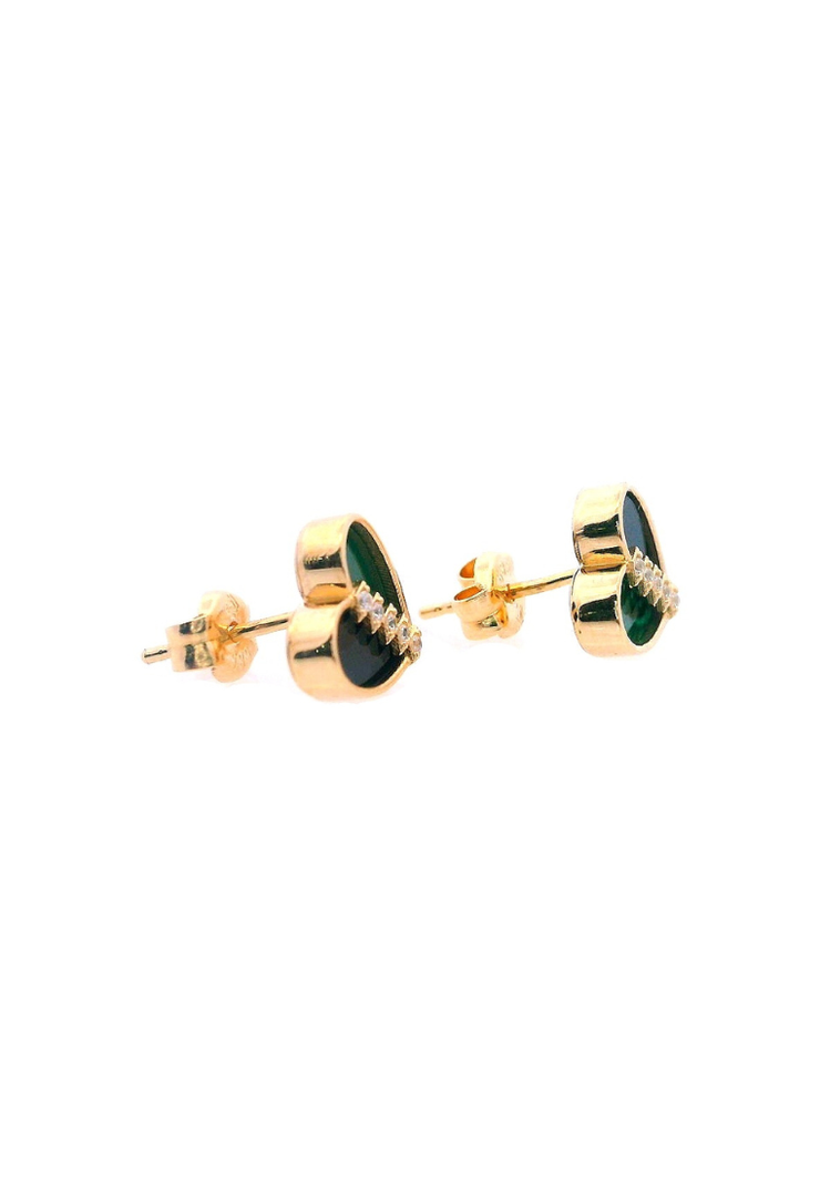 Gold Ladies Earrings (GE-15989)