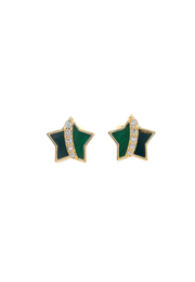 Gold Ladies Earrings (GE-15990)
