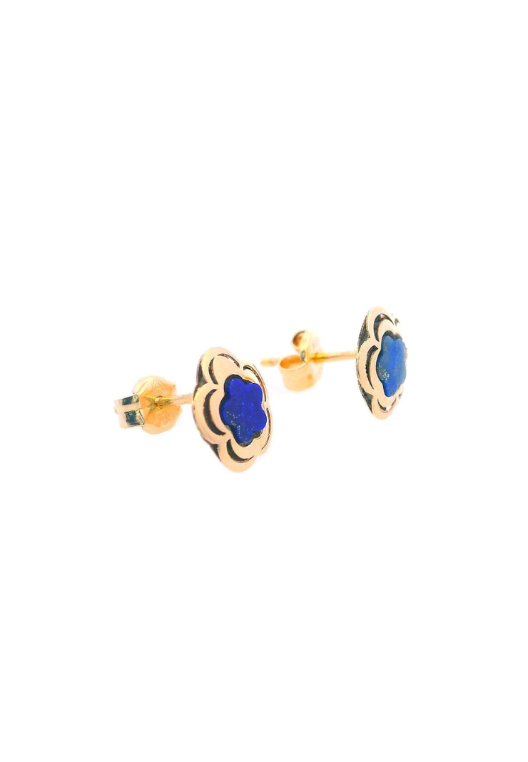 Gold Ladies Earrings (GE-15996)