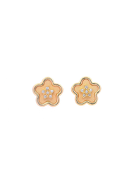 Gold Ladies Earrings (GE-16026)