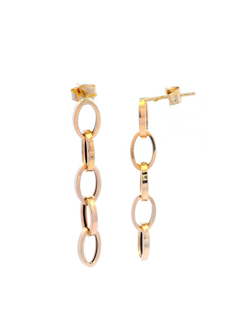 Gold Ladies Earrings (GE-16035)