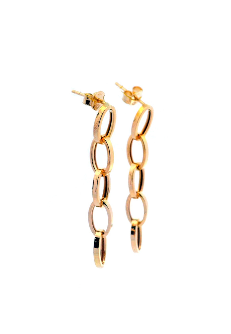Gold Ladies Earrings (GE-16035)
