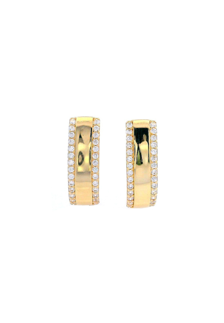 Gold Ladies Earrings (GE-16043)