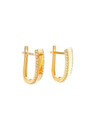 Gold Ladies Earrings (GE-16043)
