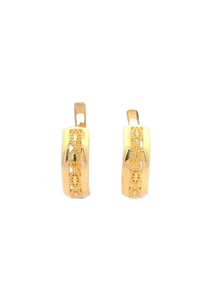 Gold Ladies Earrings (GE-16045)