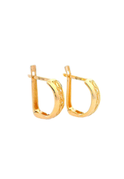 Gold Ladies Earrings (GE-16045)