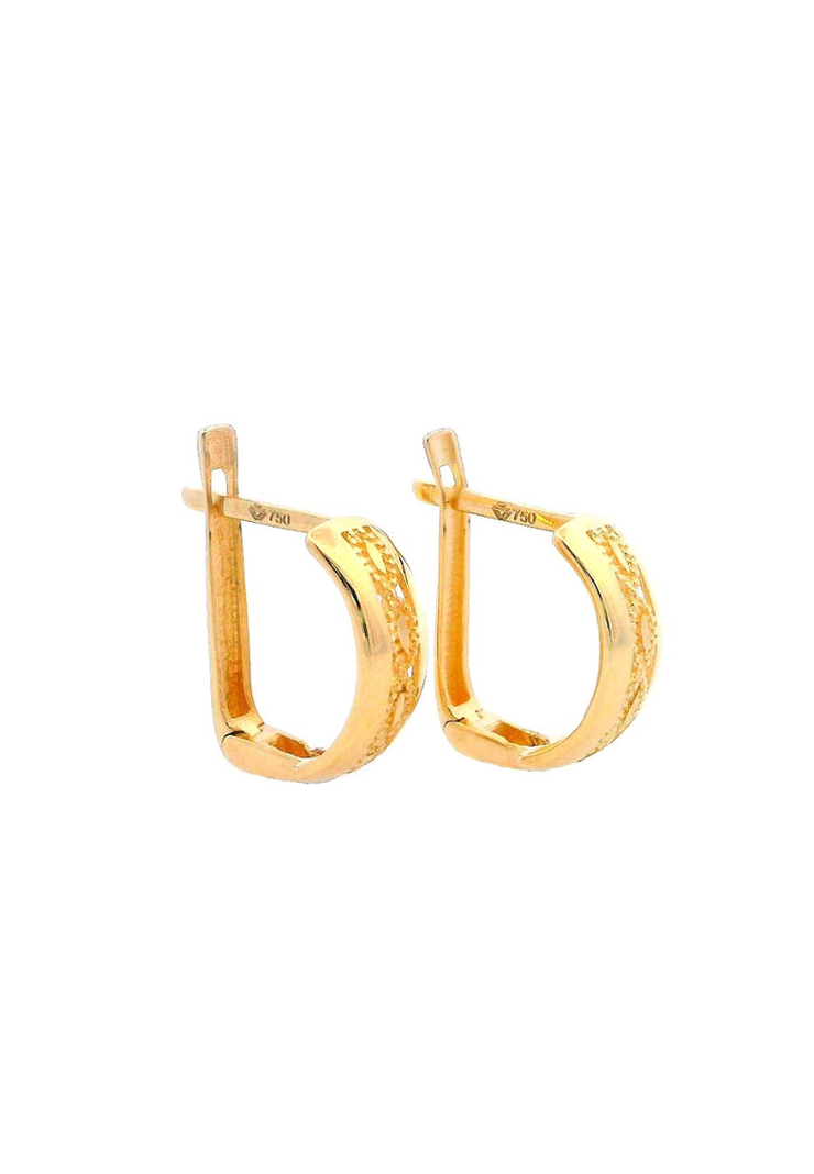 Gold Ladies Earrings (GE-16045)