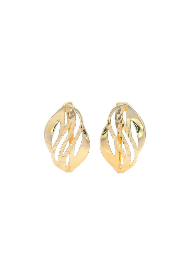 Gold Ladies Earrings (GE-16048)
