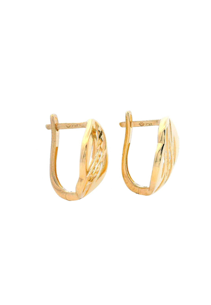 Gold Ladies Earrings (GE-16048)