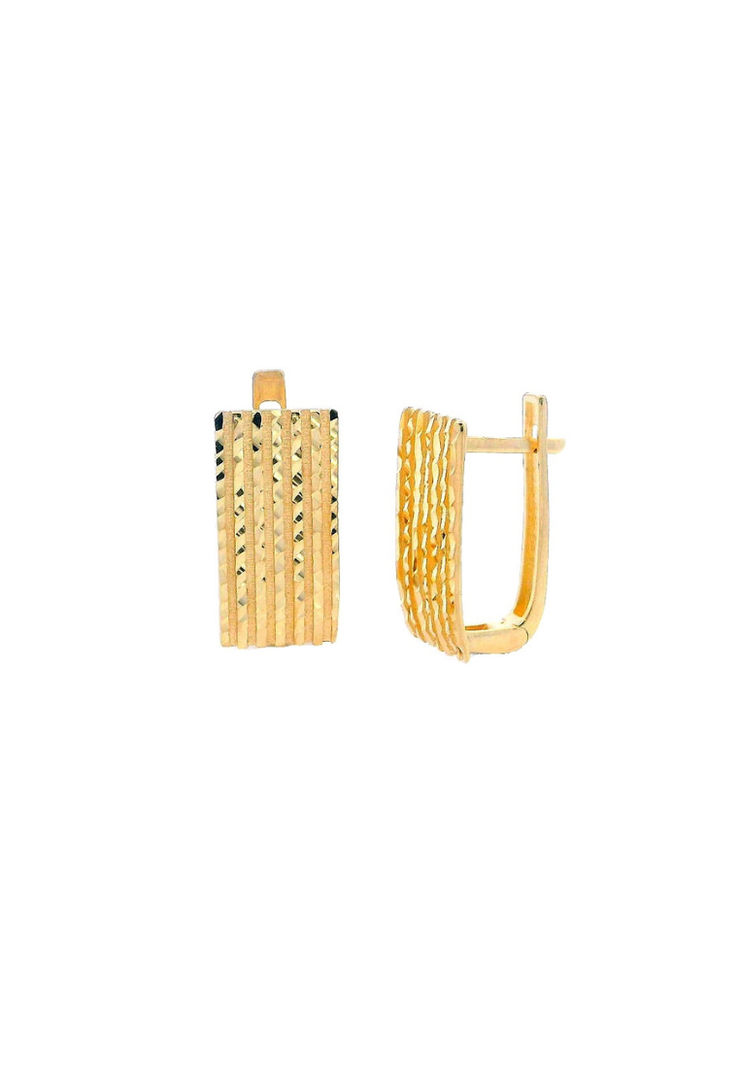 Gold Ladies Earrings (GE-16052)
