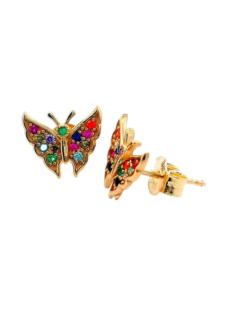 Gold Ladies Earrings (GE-16058)