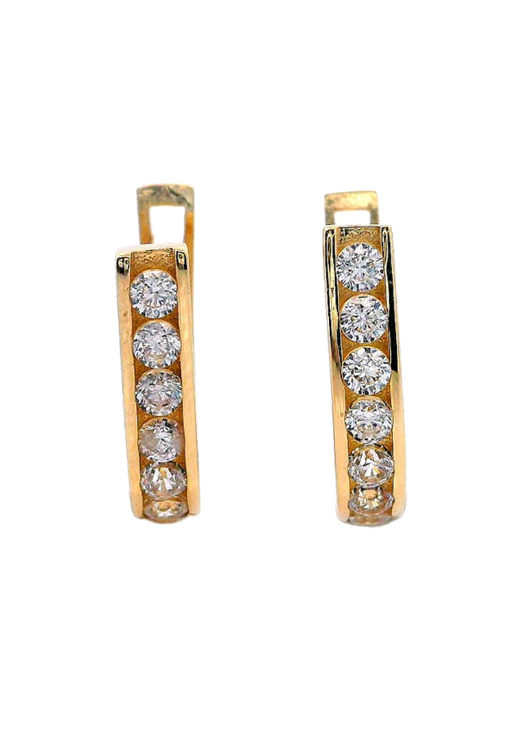 Gold Ladies Earrings (GE-16089)