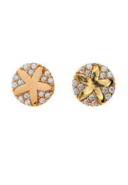 Gold Ladies Earrings (GE-16095)