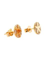 Gold Ladies Earrings (GE-16095)