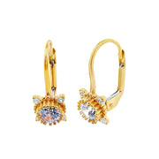 Gold Ladies Earrings (GE-15833)