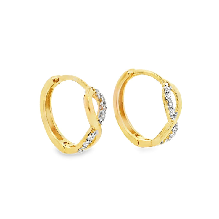 Gold Ladies Earrings (GE-16070)