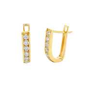 Gold Ladies Earrings (GE-16089)