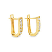 Gold Ladies Earrings (GE-16089)