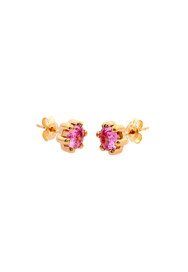 Gold Ladies Earrings (GE-15416)