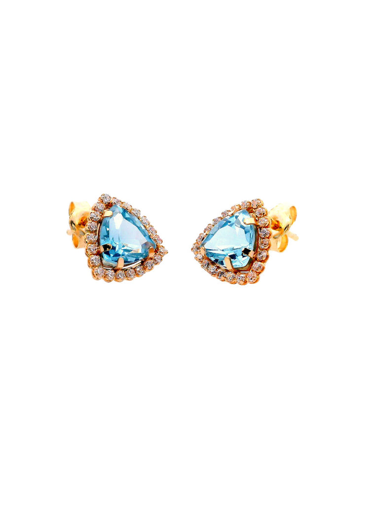 Gold Ladies Earrings (GE-15417)