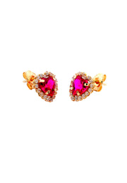 Gold Ladies Earrings (GE-15419)