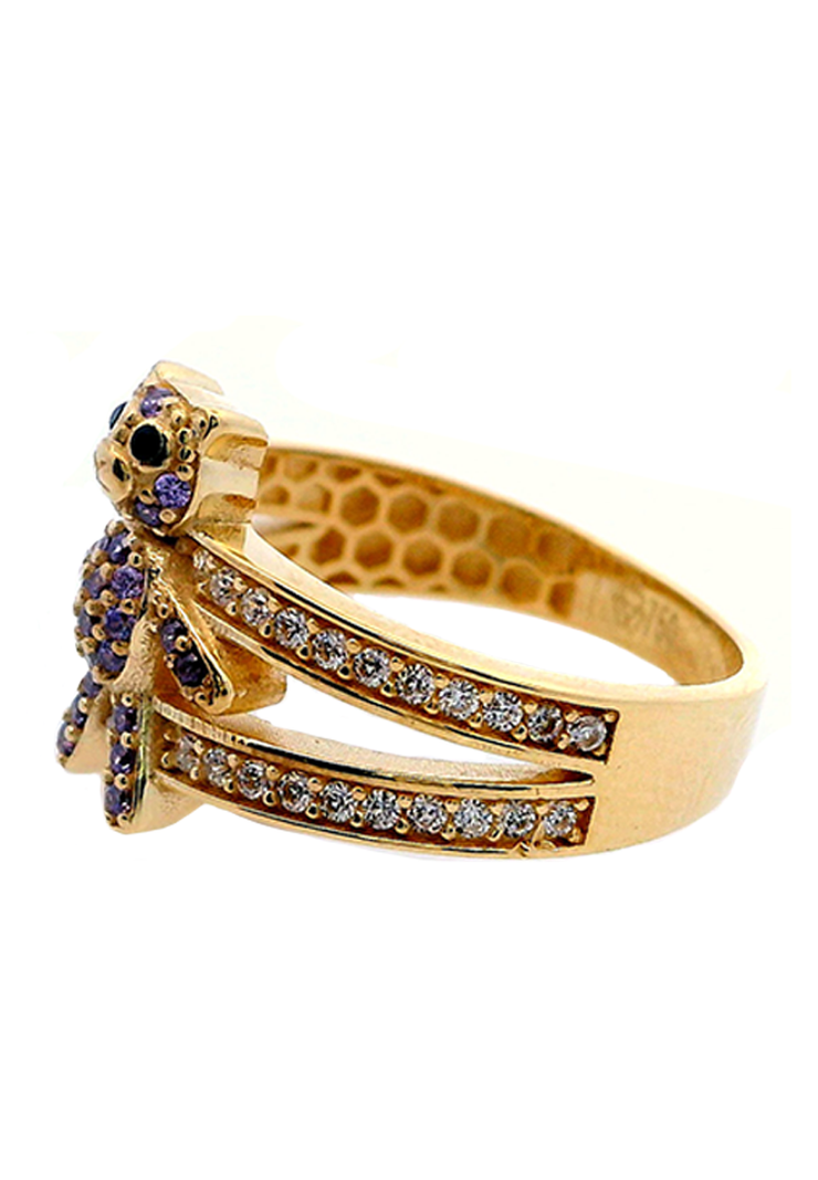 Gold Ladies Ring (GRL-6161)