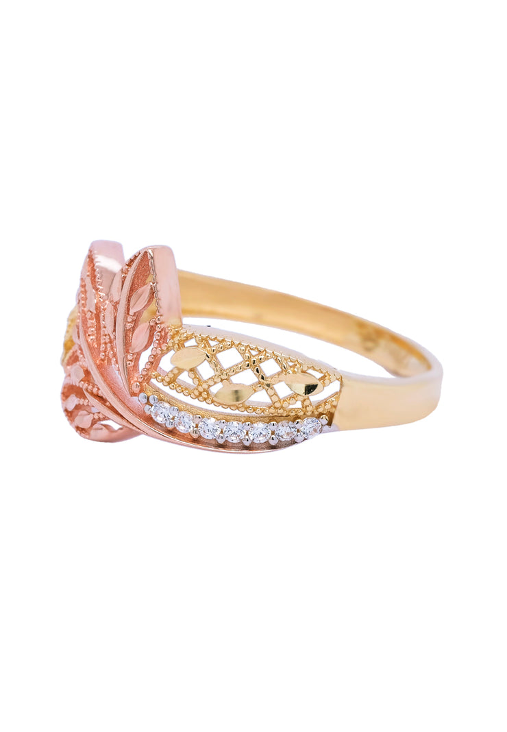 Gold Ladies Ring (GRL-6253)