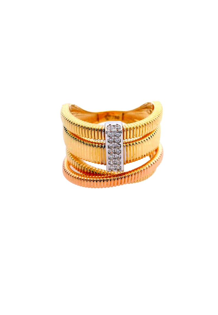 Gold Ladies Ring (GRL-6318)