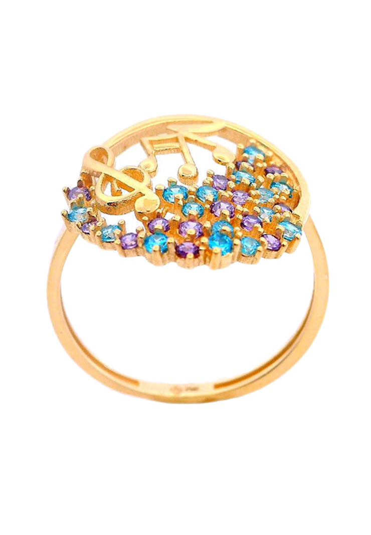 Gold Ladies Ring (GRL-6422)