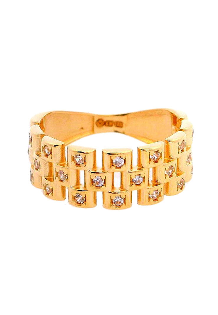 Gold Ladies Ring (GRL-6445)