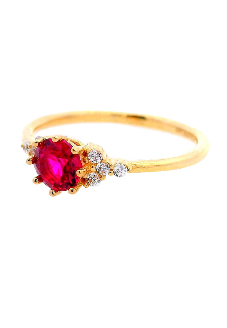 Gold Ladies Ring (GRL-6461)