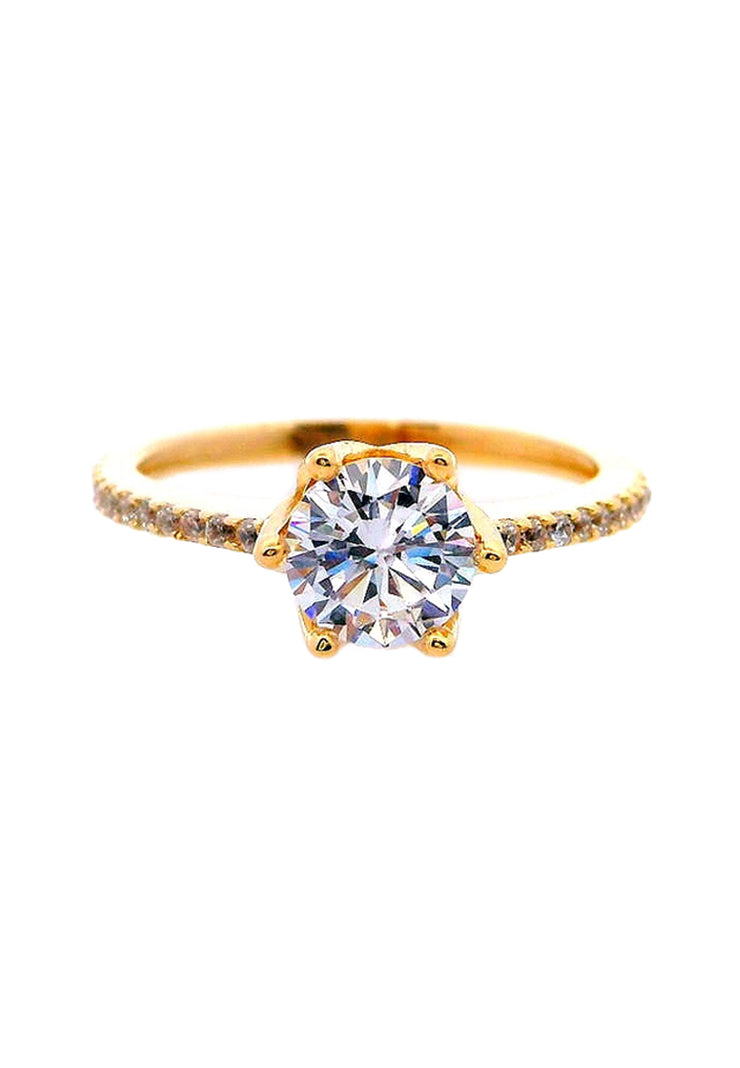 Gold Ladies Ring (GRL-6465)