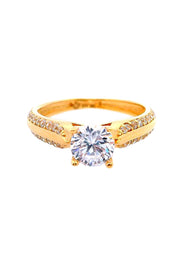 Gold Ladies Ring (GRL-6466)