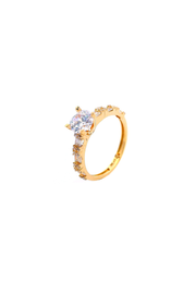 Gold Ladies Ring (GRL-6473)
