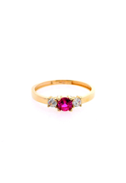 Gold Ladies Ring (GRL-6582)
