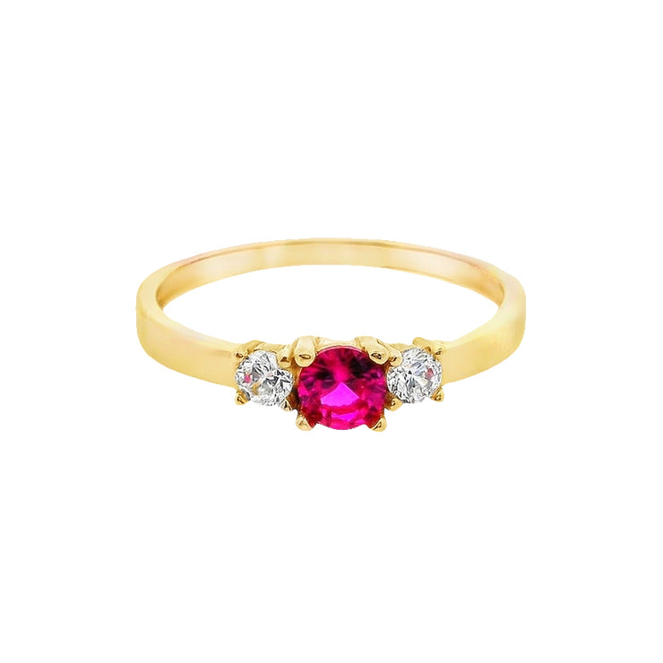 Gold Ladies Ring (GRL-6582)