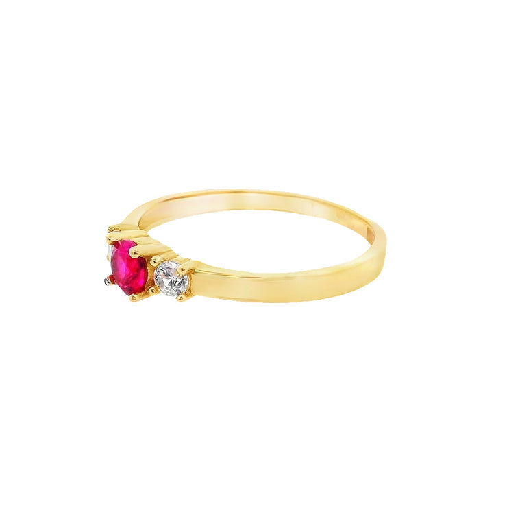 Gold Ladies Ring (GRL-6582)