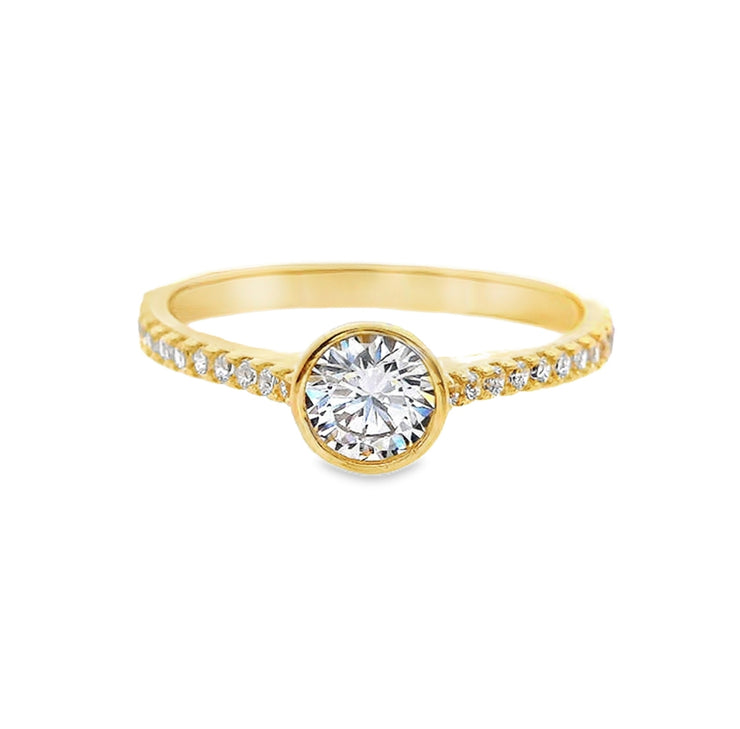 Gold Ladies Ring (GRL-6456)