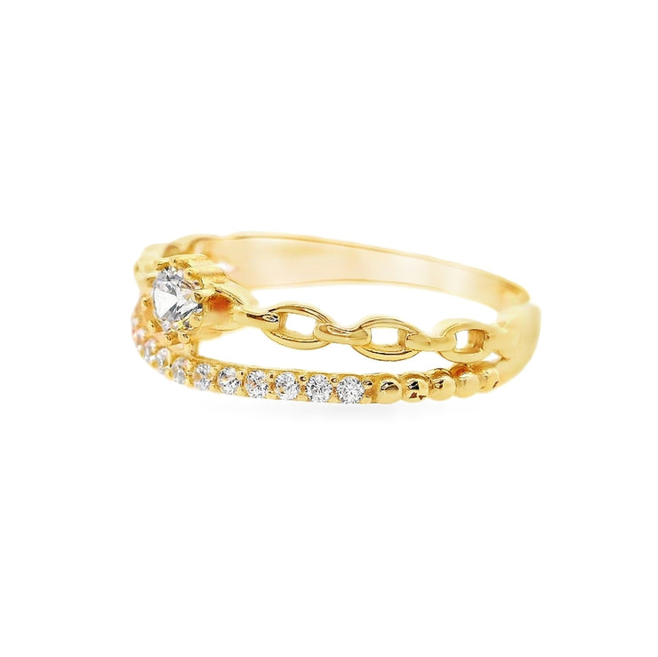Gold Ladies Ring (GRL-6479)
