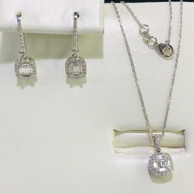 Diamond Set Chain Pendant (DCEP-19)