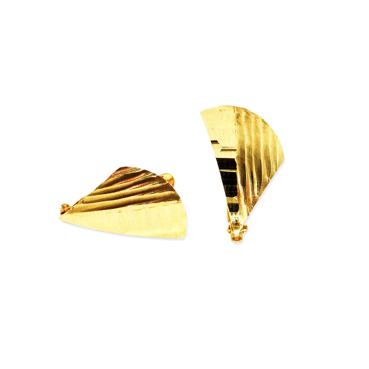 Gold Ladies Earrings (GE-11459)