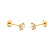 Gold Children's Earrings (GE-12925)